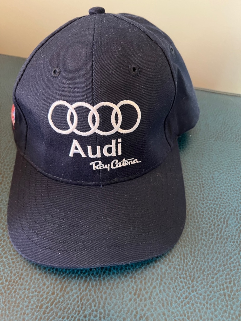 Audi Ray Catena Embroidered Logo Baseball Cap - Navy